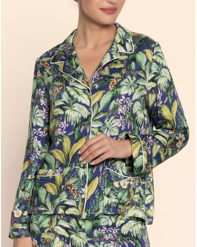 Printed short shirt Lise Charmel Bain de Nature (Vert Parme)
