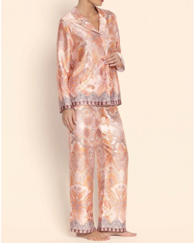 Pantalon de pyjama imprimé Lise Charmel Voyage Splendeur (Charme Pêche)