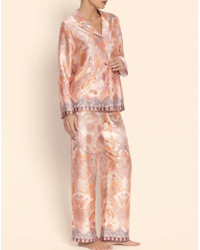 Chaqueta de pijama estampada Lise Charmel Voyage Splendeur (Charme Pêche)
