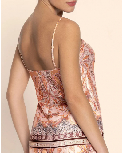 Camisole estampado Lise Charmel Voyage Splendeur Soie (Charme Pêche)