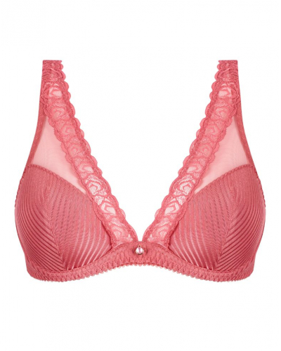 Plunge bra half foam Antigel Boyish Séduction (Blush Pétale)