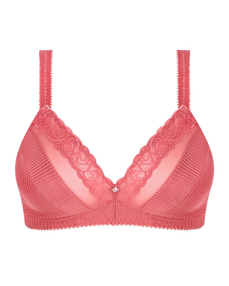 Sujetador sin aros bienestar Antigel Boyish Séduction (Blush Pétale)