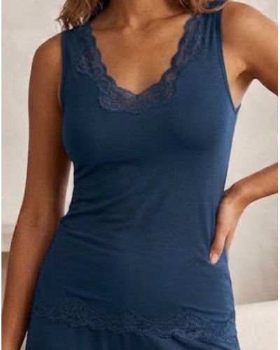 Sleeveless t-shirt Antigel Simply Perfect (Bleu Sarcelle)