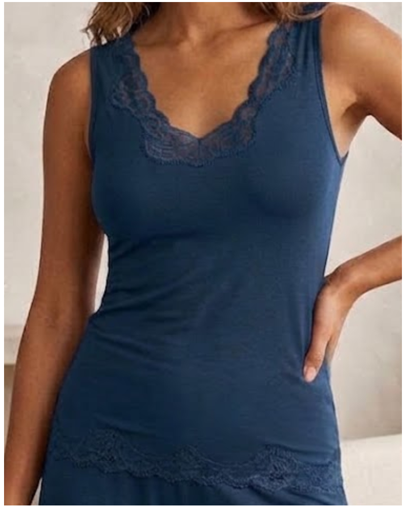 T-shirt sans manche Antigel Simply Perfect (Bleu Sarcelle)