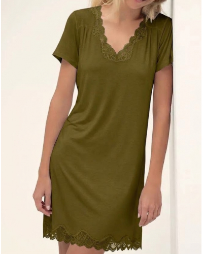 Camisón mangas cortas Antigel Simply Perfect (Vert Mousse)