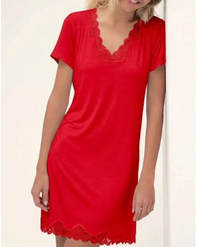 Camisone manga corta Antigel Simply Perfect (Rouge Capucine)