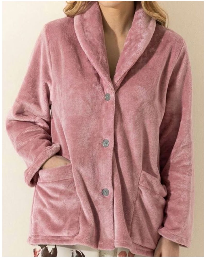 Veste courte boutonnée Le Chat Essentiel (Blush)