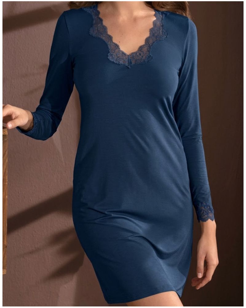 Nuisette manches longues col en V Antigel Simply Perfect (Bleu Sarcelle)