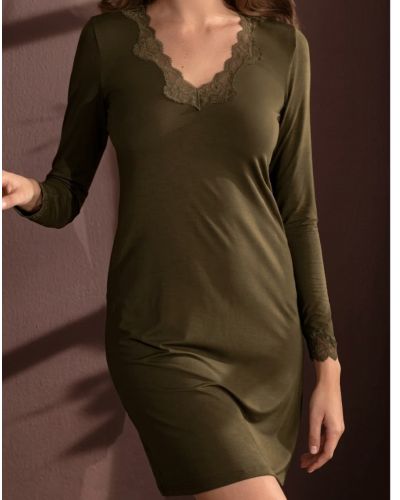 Nightdress long sleeves V-neck Antigel Simply Perfect (Eclat Aventure)
