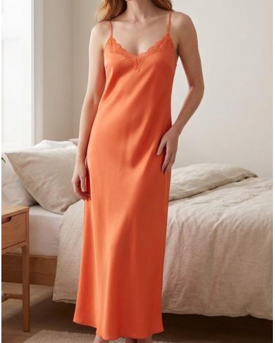 Robe de nuit longue Antigel Simply Perfect (Orange Safrané)