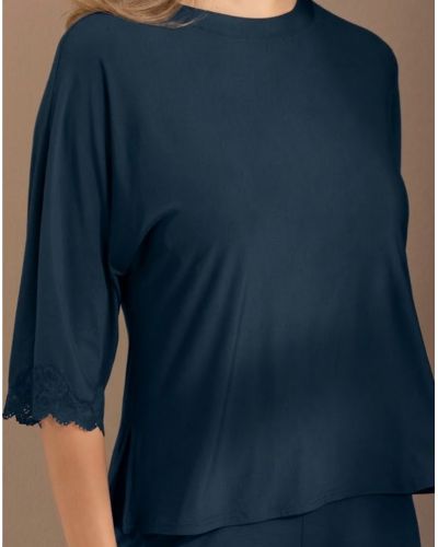 T-shirt manches 3/4 coupe ample Antigel Simply Perfect (Bleu Sarcelle)