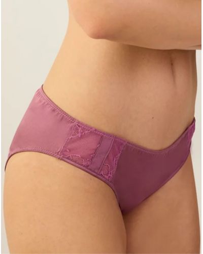 Silk brief Maison Lejaby Silk'N Lace (Rubis Rose)