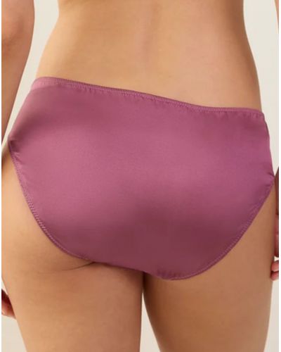 Silk brief Maison Lejaby Silk'N Lace (Rubis Rose)