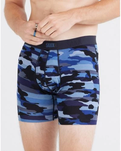 Boxer à braguette Saxx Vibe Xtra (Camo / Navy)