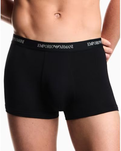 Paquete de 3 bóxers Emporio Armani Core Logoband (Negro)