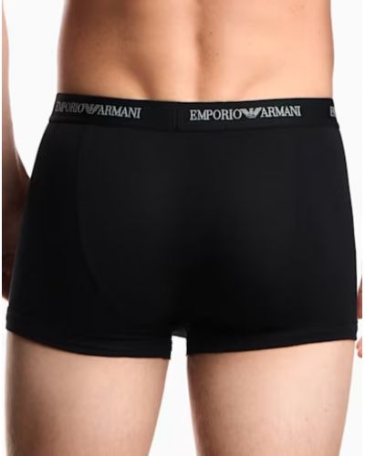 Paquete de 3 bóxers Emporio Armani Core Logoband (Negro)