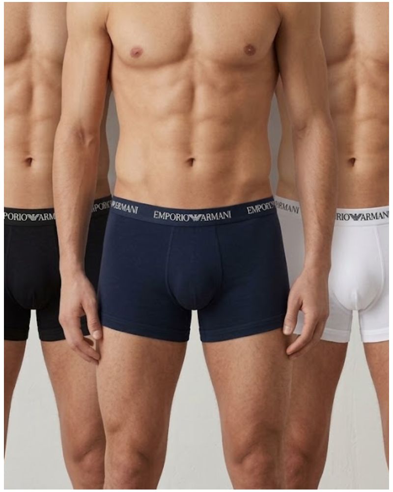Lot de 3 boxers Emporio Armani Core Logoband (M0042)