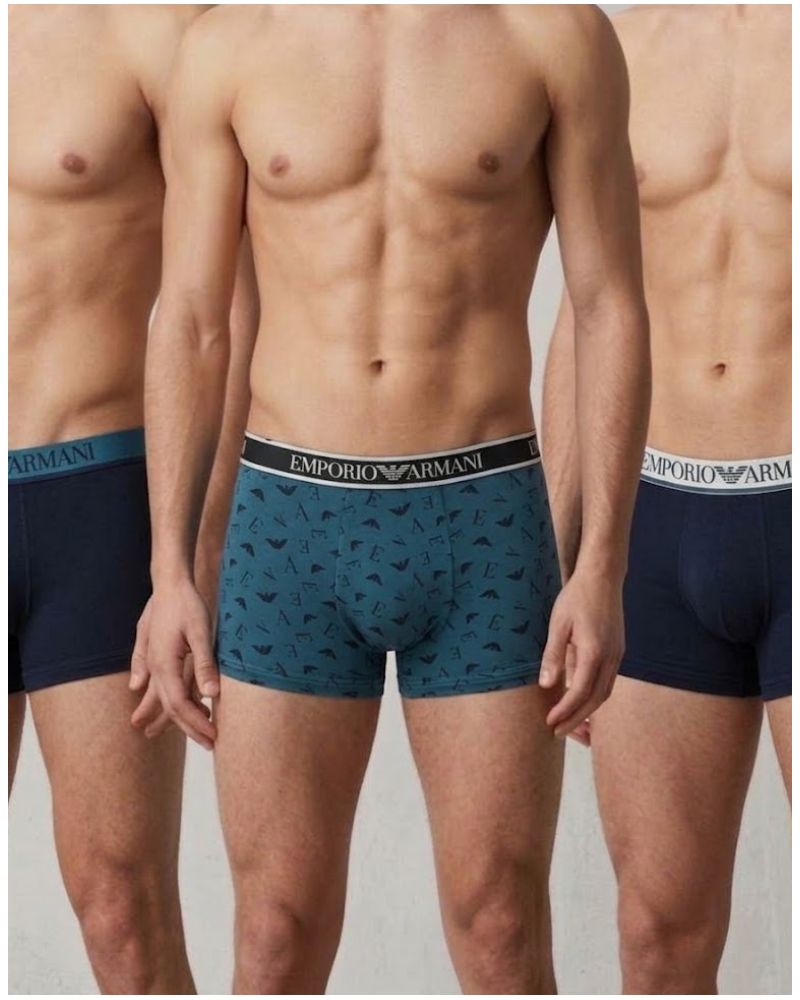 Lot de 3 boxers Emporio Armani Core Logoband (MB676)