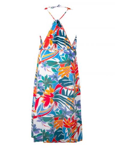 Robe de plage longue Antigel La Flaneuse (Papiers Découpés)