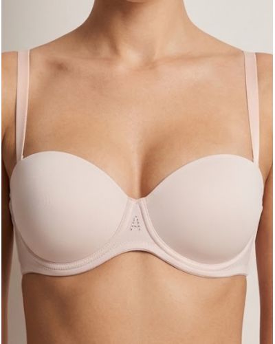 Soutien-gorge bandeau bretelles amovibles Antigel Culte Beauté (Rose Délicat)