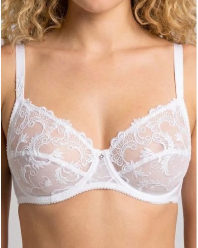 Soutien-gorge armatures bien-être de Lise Charmel Dressing Floral (Blanc)