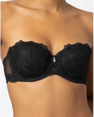 Strapless padded bra Lise charmel Dressing Floral (Black)