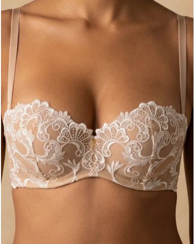 Sujetador preformado tirantes desmontables Lise Charmel Dressing Floral (Ambre Nacre)