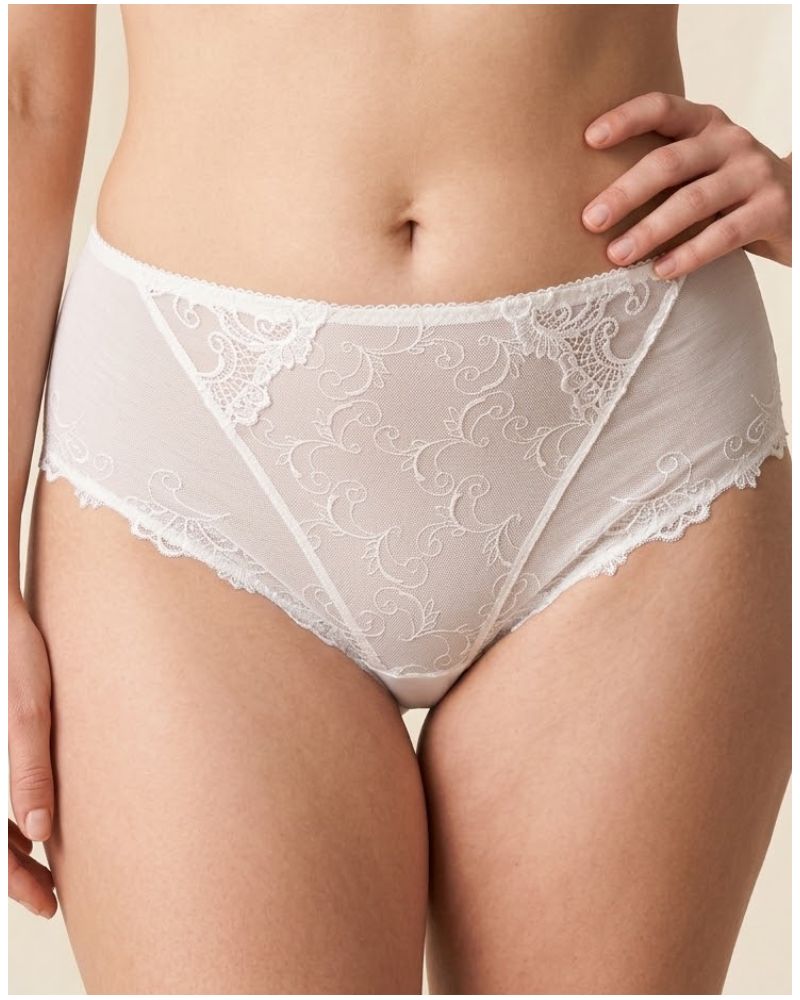 High Brief Lise Charmel Dressing Floral (White)