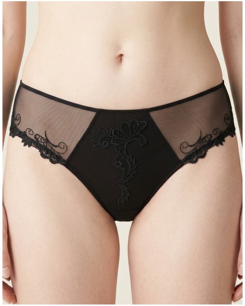 Shorty seducción Lise Charmel Dressing Floral (Negro)