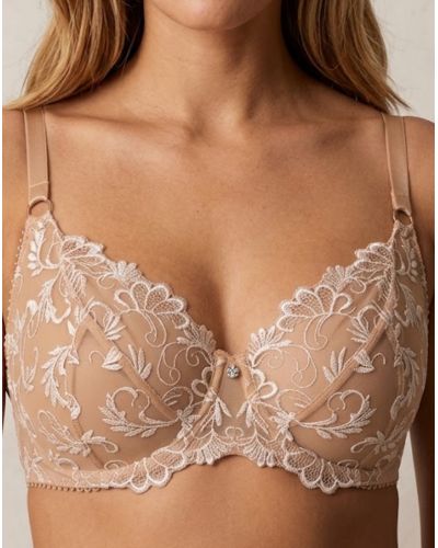 Demi fitting bra Lise Charmel Dressing Floral (Ambre Nacre)