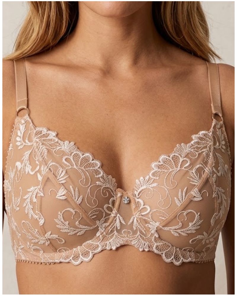 Soutien-gorge corbeille fitting Lise Charmel Dressing Floral (Ambre Nacre)