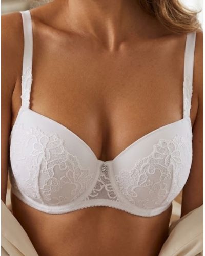 Soutien-gorge coque bien-être Lise Charmel Dressing Floral (Blanc)