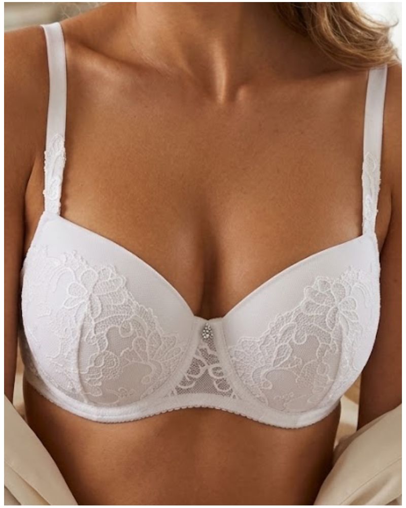 Sujetador de copa Wellness Lise Charmel Dressing Floral (Blanco)