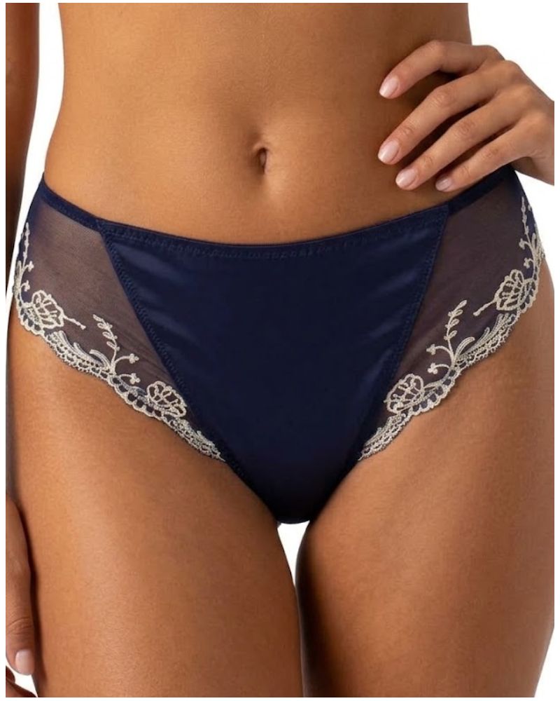 High Waist Brief Lise Charmel Splendeur Soie (Splendeur Marine)