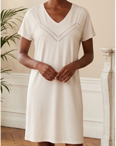 Nuisette tunique Simply Graphic (Ecru Nacre)