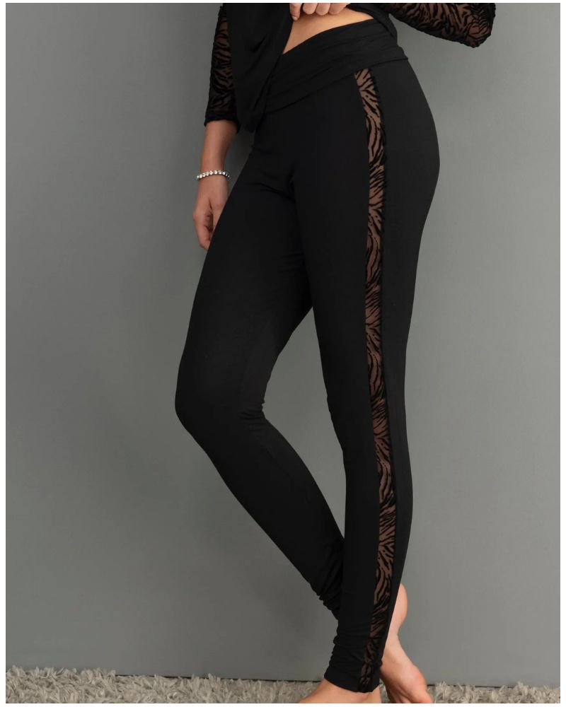 Legging Antigel Tigre Velours (Negro)