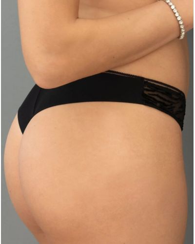 Tanga Antigel Tigre Velours (Noir)