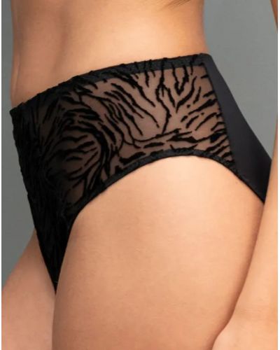 Calzoncillo cintura alta Antigel Tigre Velours (Negro)