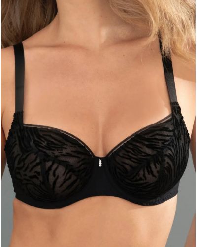 Sujetador corbeille de confort Antigel Tigre Velours (Negro)