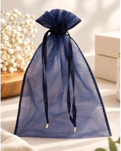 Drawstring bag Lise Charmel Grand Soir Saphir (Marine Or)