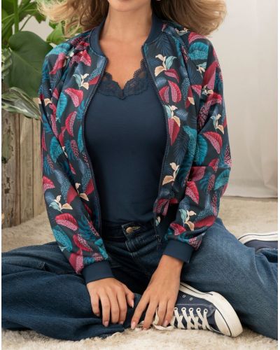 Chaqueta estilo teddy Antigel Tropiques en Hiver (Jungle d'Hiver)