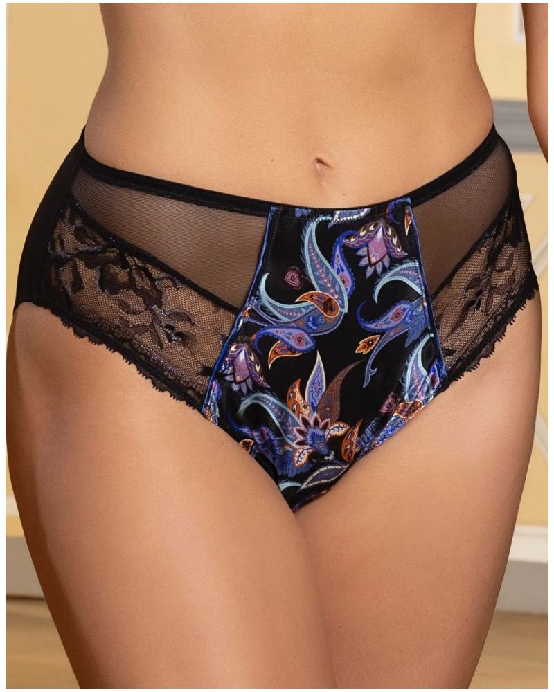 Silk high waist brief Lise Charmel Féerie Cachemire (Arty Cachemire)