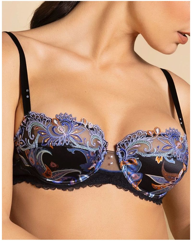 Silk demi bra Lise Charmel Féerie Cachemire (Arty Cachemire)