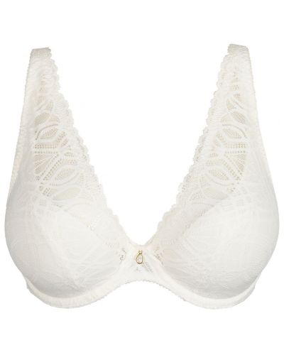 Sujetador plunge con medio relleno Prima Donna Salerno (Naturel)