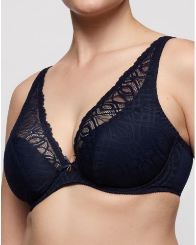 Sujetador plunge con medio relleno Prima Donna Salerno (Midnight Blue)