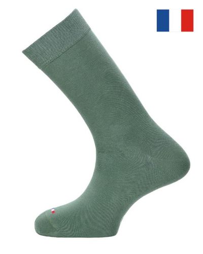 Chaussettes en coton homme Maison Broussaud (Vert)