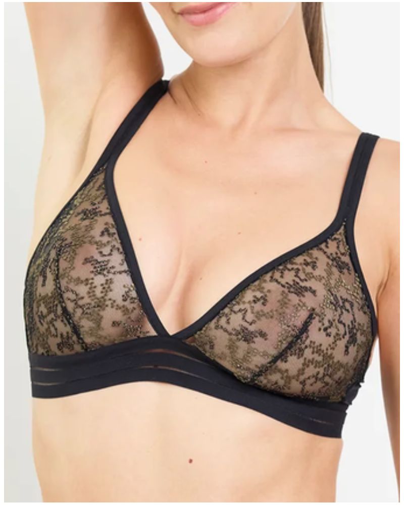 Soft Triangle Bra Maison Lejaby Nufit Stardust (Black)