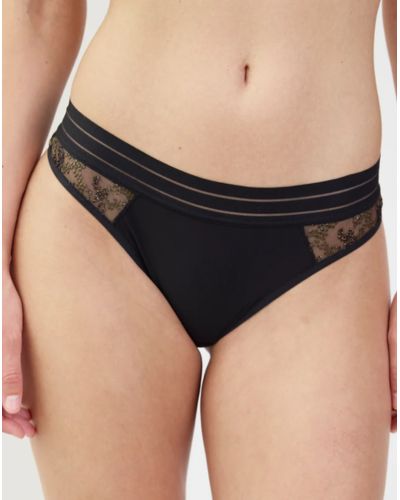 Tanga Maison Lejaby Nufit stardust (Negro)