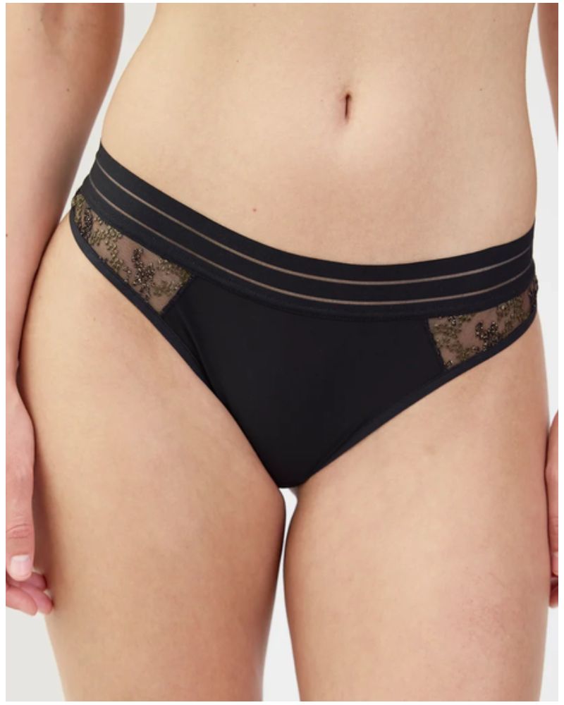 Tanga Maison Lejaby Nufit stardust (Noir)