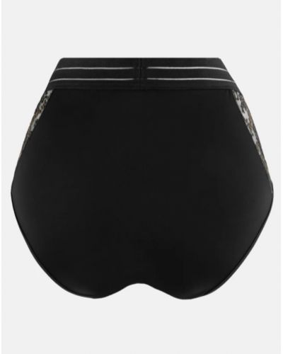 High-Waist Brief Maison Lejaby Nufit Stardust (Black)